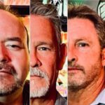 Three men with varying facial hair styles.